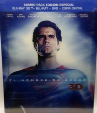 Superman: Man of Steel 3D Blu-ray Blu-ray DVD, 2013, Import Henry Cavill