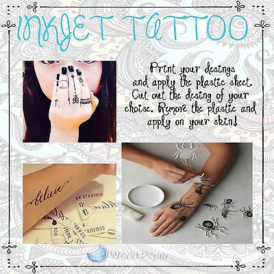 Get Inked! DIY Temporary Tattoos - Crafty Chica