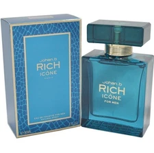 RICH ICONE By JOHAN B. MEN 3.0 OZ EAU DE TOILETTE SPRAY