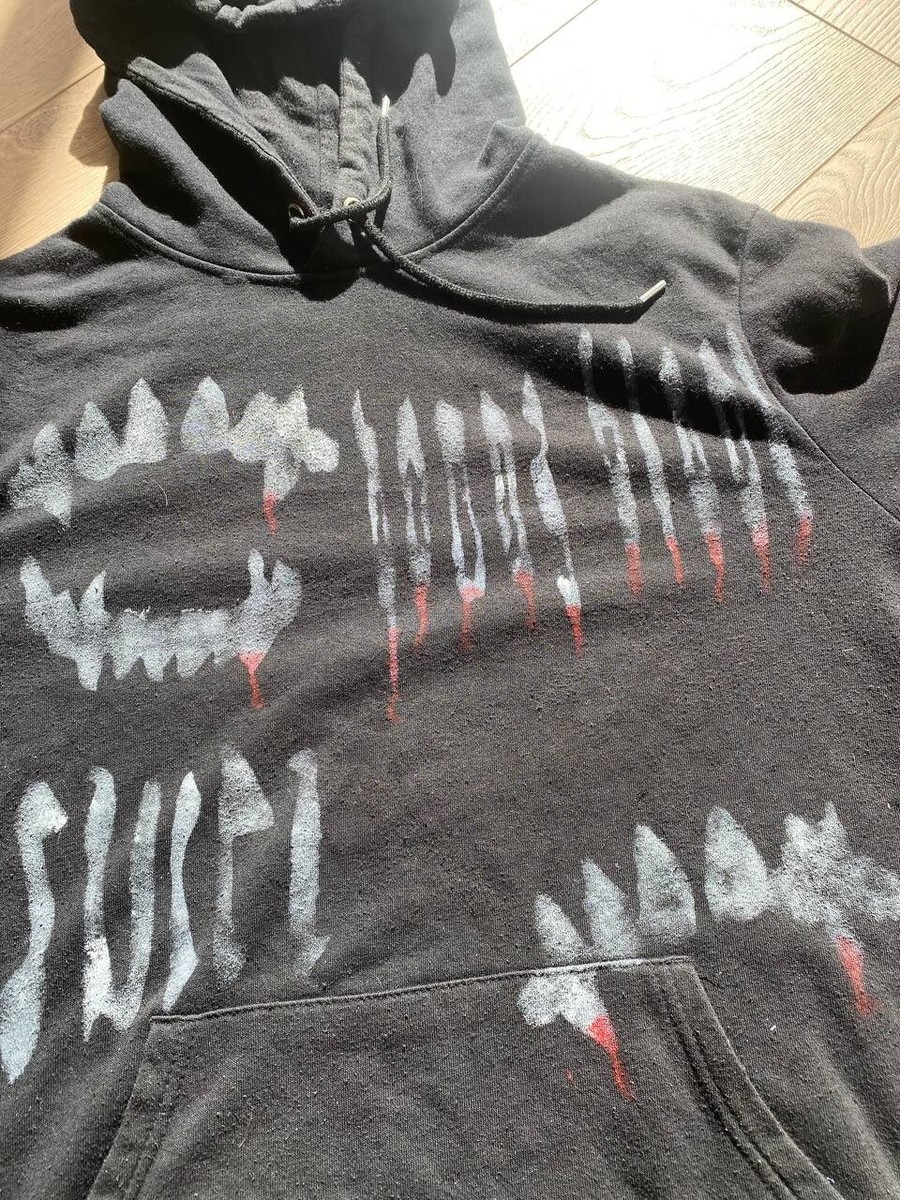 VTG Custom Hoodie opium y2k grange sk8. Hoodie Vampire.bat hoodie