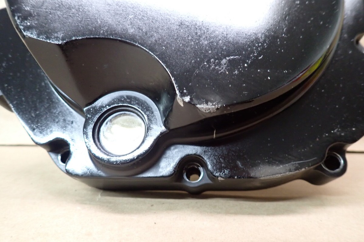 ハンドメイドカバー Chrome ZX14 ZX14R See Through Ball Cut Clutch Cover w/3D