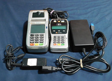 First Data FD130 DUO Credit Card Machine with FD-35 EMV NFC Pin Pad - Untested