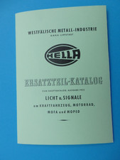 Produktbild - Hella Katalog, Licht und Signale am KFZ, Motorräder Moped 1953, Repro