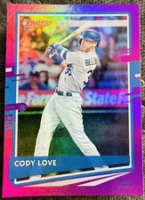 Cody Bellinger 2020 Panini Donruss Purple Holo Cody Love Name Variation SP #84 