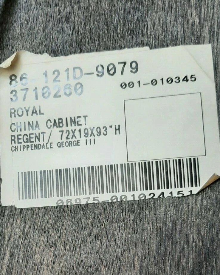Armário de porcelana Royal Chippendale George lll - Imagem 4 de 4