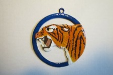 Bemalte Zinnfigur "Chinesisches Horoskop Tiger" Hängefigur