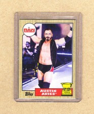 Austin Aries - 2017 Topps Heritage-All-Star Rookie Card-WWE-ROH-Impact Wrestling