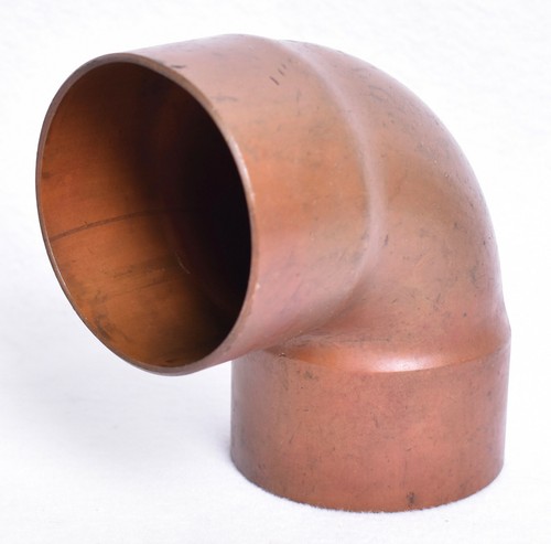 Stream Line 3" Coupling 90 Deg Elbow C x C Sweat Solder Copper Pipe Fitting - Picture 8 of 8