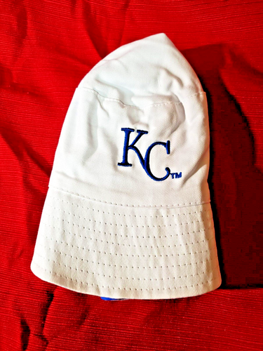 Kansas City KC Royals Reversible Bucket Hat white blue splash NIP Coca Cola New - Picture 8 of 10