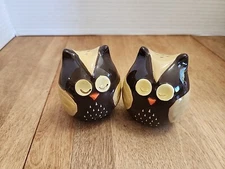 Essential Home Owl Salt & Pepper Shaker Set 3" High