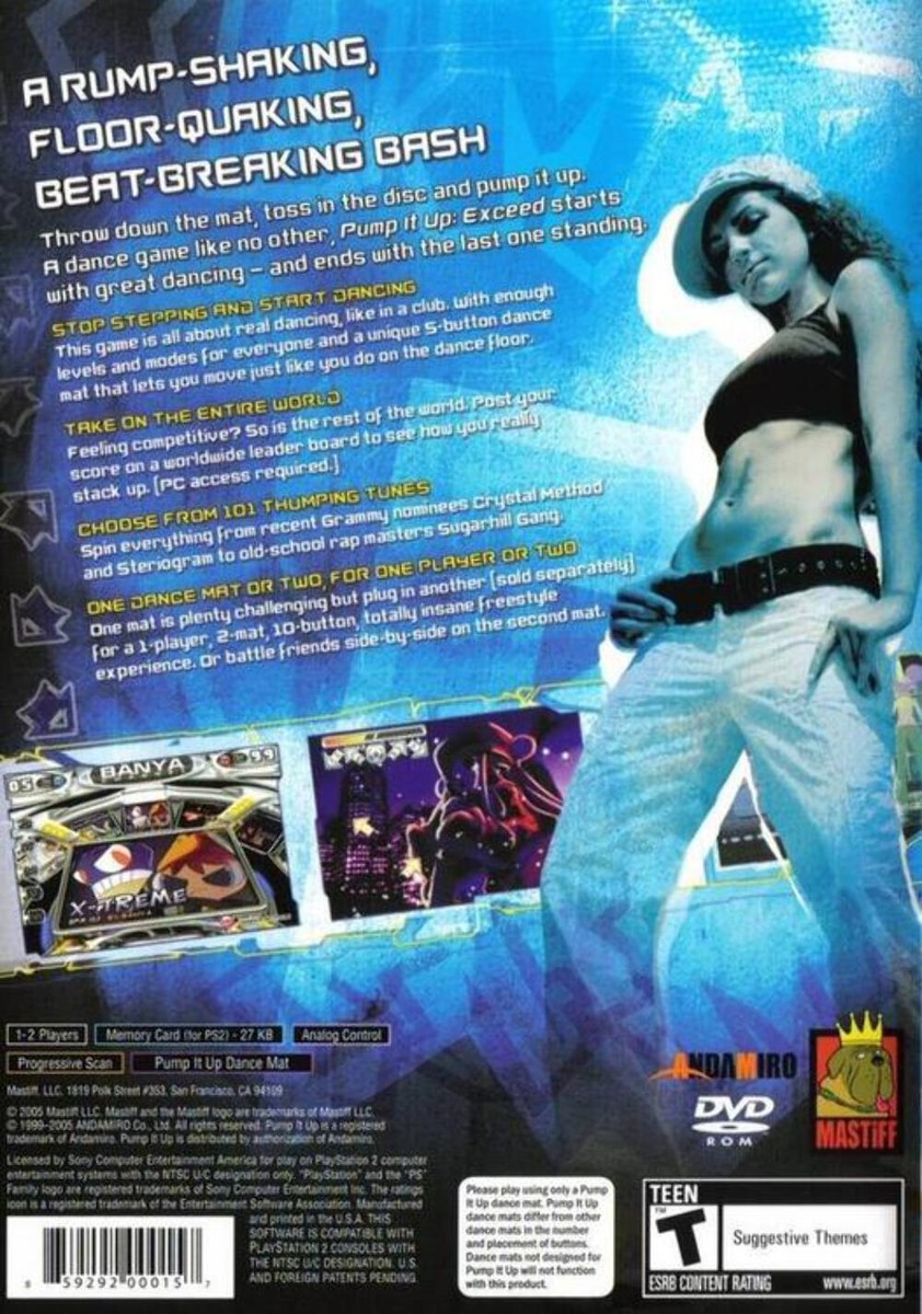Pump It Up: Exceed Bundle (Sony PlayStation 2, 2005) for