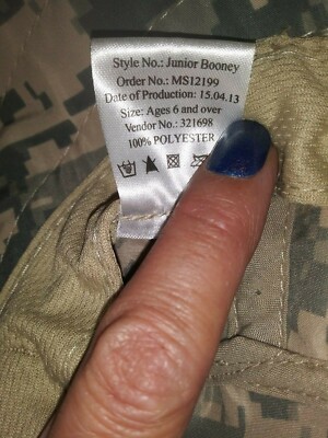 メジャー NEW JUNIORS YEARS 6 & UP SUN PROTECTION ZONE 50+ SPF ACU PATTERN