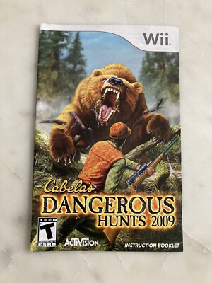Cabela's Dangerous Hunts 2009  |  Wii  |  Manual