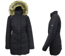 New Spire By Galaxy Women's Jenara Black Heavyweight Coat Jacket Size  Small