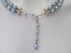 Vintage Japan Beaded Double Strand Necklace and Earrings — photo 5