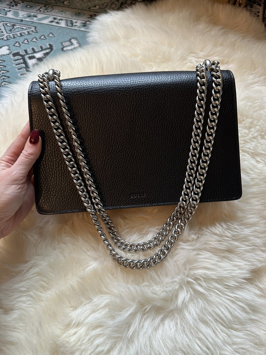Gucci Dionysus Bag Leather Small Black | eBay