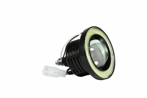 4.3 inch / 109.2 mm White LED Halo Angel Eye Fog Light Driving Kit - Picture 5 of 6