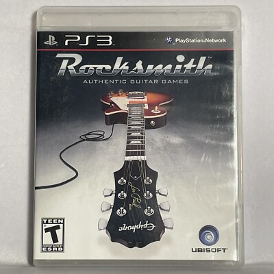 Rocksmith Authentic Guitar Game Playstation 3 PS3 (Guitar Cable Not Included)