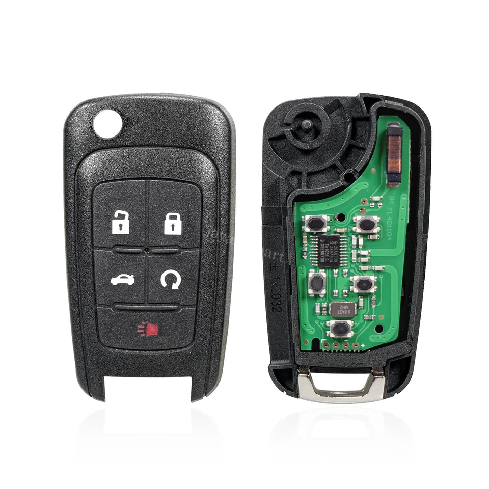 10 Llavero remoto sin llave para Chevy Sonic Impala Malibu Camaro Cruze OHT01060512 Foto 3 de 4