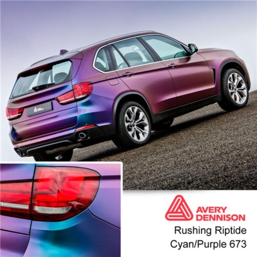 Avery Dennison SW900 Supreme Colorflow Satin Rushing Riptide Vinyl Wrap | 673-S - Picture 11 of 14