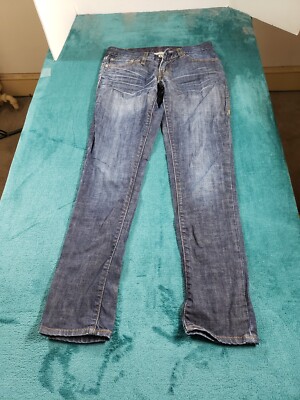 Levis 521 Jeans Sz Womens Blue Stretch Pants Low Rise Skinny