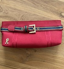 Roberta Di Camerino Red Belt Clutch