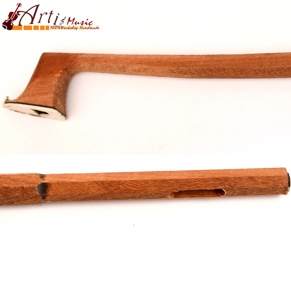 New 5Star D.PECCATTE Mode Master Pernambuco Violin Bow 4/4 Stick Stiff Half Made - Image 2 of 4