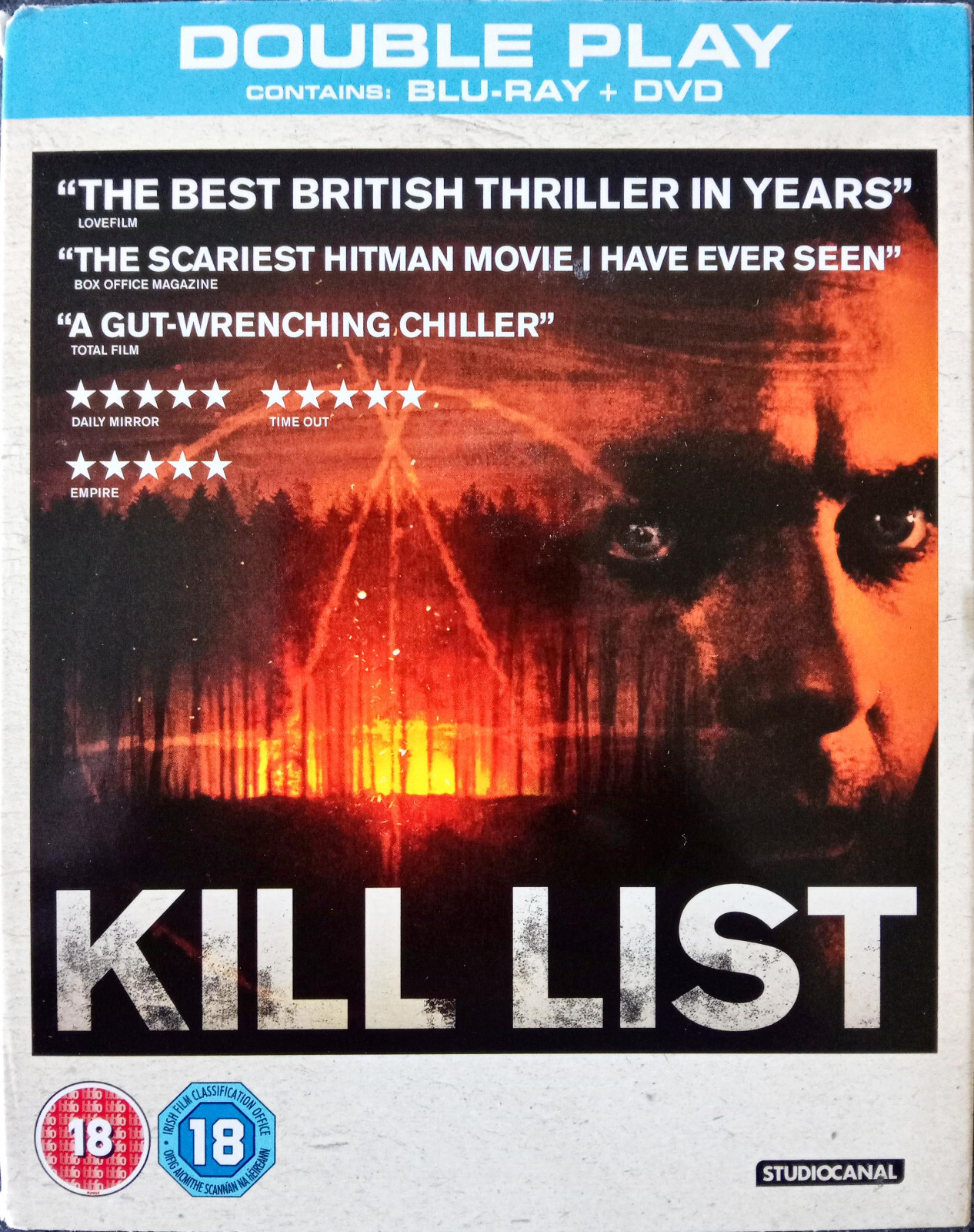 Kill List Blu-ray Double Play Contains Blu-ray + DVD and Slipcase