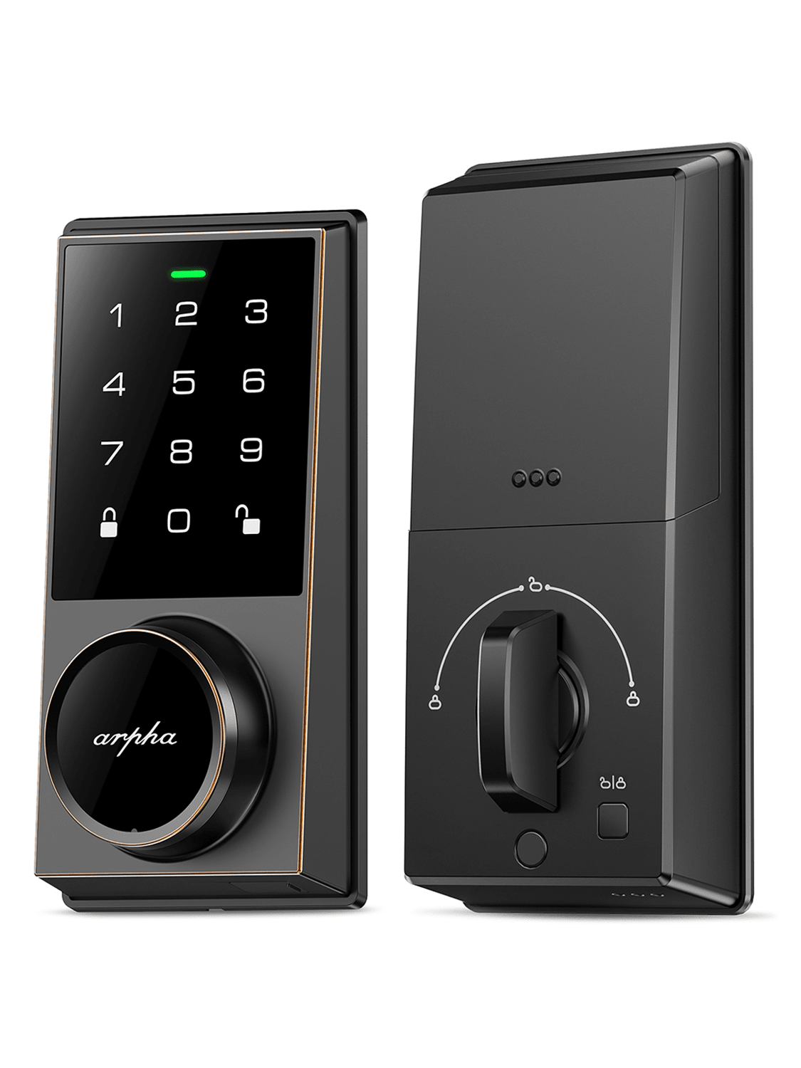 Smart Keyless Entry Door Lock with Touchscreen Keypad - Arpha Electronic Security