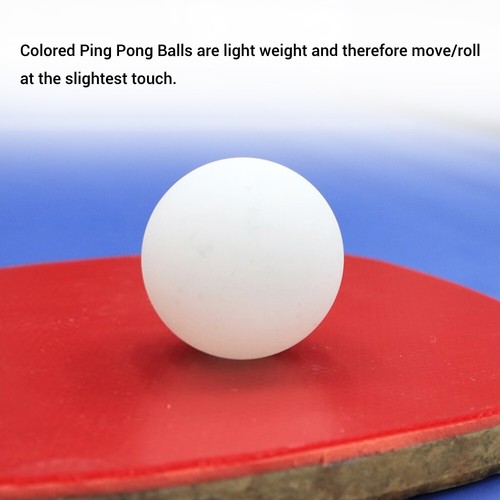 10PCS Ping Pong Balls Frosted Mixed Colours Game Table Tennis Balls 40mm - Picture 8 of 9