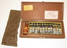 Devoe Artist Case No. 9 Oil Color Outfit Vintage Wood Box