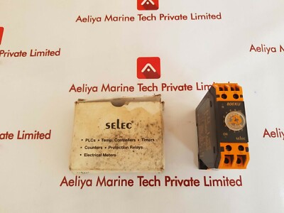 Selec 800XU Analog Timer Relay 5A 250V AC/24V DC