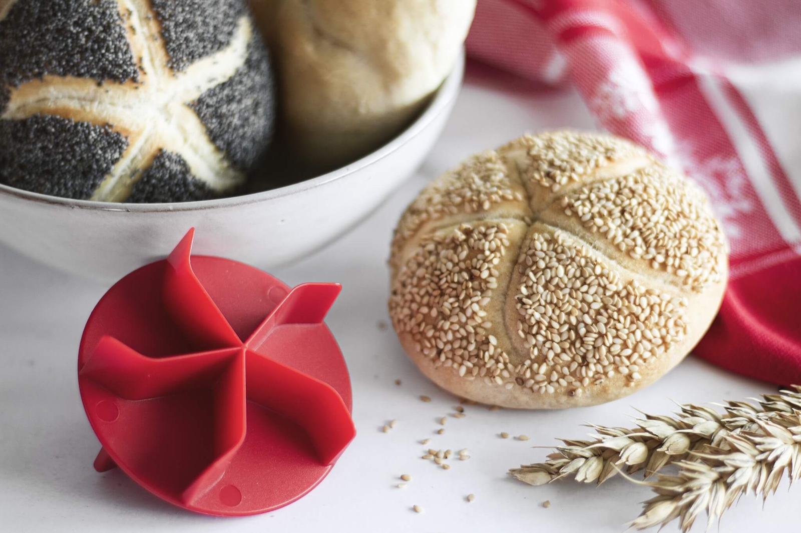 Kaiser Semmel Brötchen Stempel Frühstück Backen Brot Brotzeit Verzieren ...