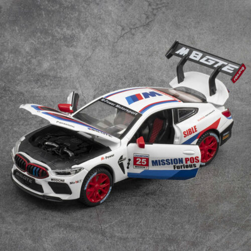 1:24 BMW M8 GTE Modellauto Diecast Spielzeug fur Kinder Geschenke Sammlung Weiß - Bild 3 von 5