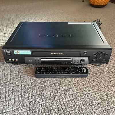 Sony SLV-N71 VCR with Genuine Remote EXCELLENT/ Tested & Working VHS Recorder