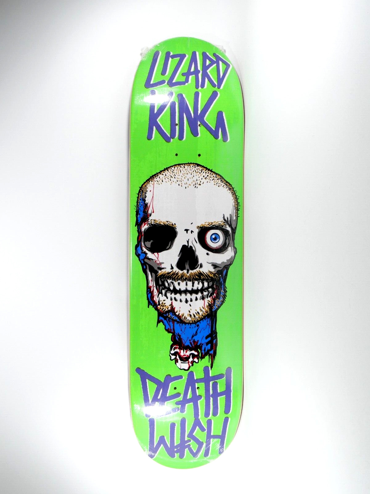 Skate Deck Deathwish Lizard King Skull 2009 Appetite Cross Vintage 8.0