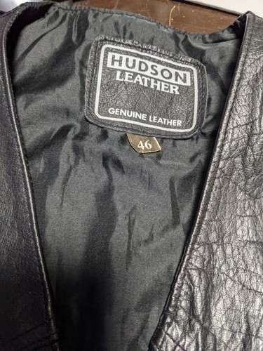 hudson leather vest