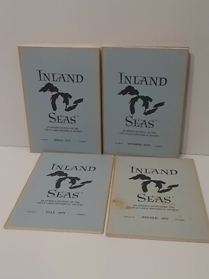 #ad Inland Seas Quarterly Journals of Great Lakes Historical Society 1979 Full Year $8.39