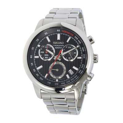 Seiko Sports Chronograph Quartz Tachymeter Men's Watch SSB205P1