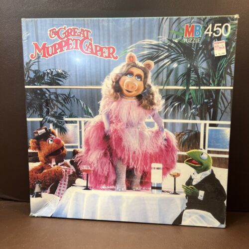 VTG 1981 THE GREAT MUPPET CAPER MB 450 Pieces Jigsaw Puzzle 22 X 22in - Sealed