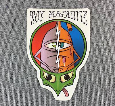 Toy Machine  Grateful Dead Skateboard Sticker 4.5in si