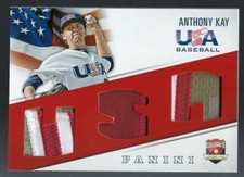 2015 Panini USA Baseball Collegiate National Team Jersey Prime Anthony Kay 03/35