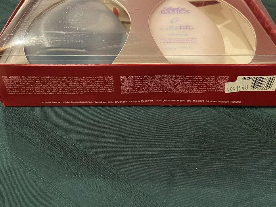 Back to Basics Blue Lavender Calm Gel & Loción Corporal~¡NUEVO!~¡DESCONTINUADO!~¡Limitado! Foto 4 de 4