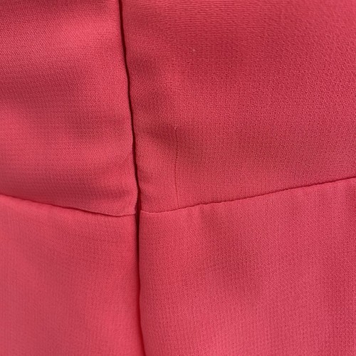 Bebe USA Womens Embellished Cocktail Party Dress Coral Layered Size 10 - Picture 7 of 19