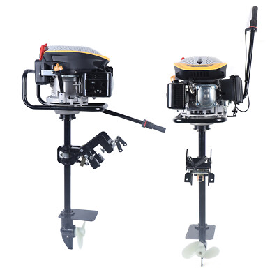 4 Stroke 9.0HP Outboard Motor Fishing Boat Engine w/ Air Cooling CDI Sys HANGKAI