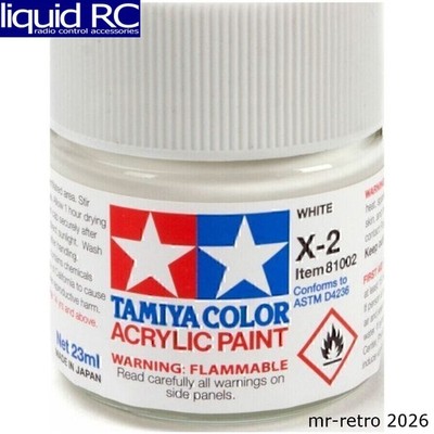 Tamiya USA TAM81002 Acrylic X2 Gloss White