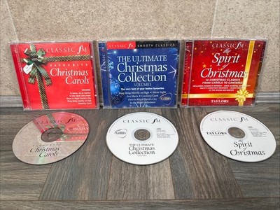 X3 Classic FM Cd Christmas Carols, Spirit Of Christmas, Ultimate Collection VGC