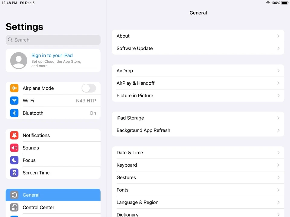 iPad воздуха 2 32 GB Wifi только пространства серый приличное состояние - без iCloud замок - Изображение 3 из 4