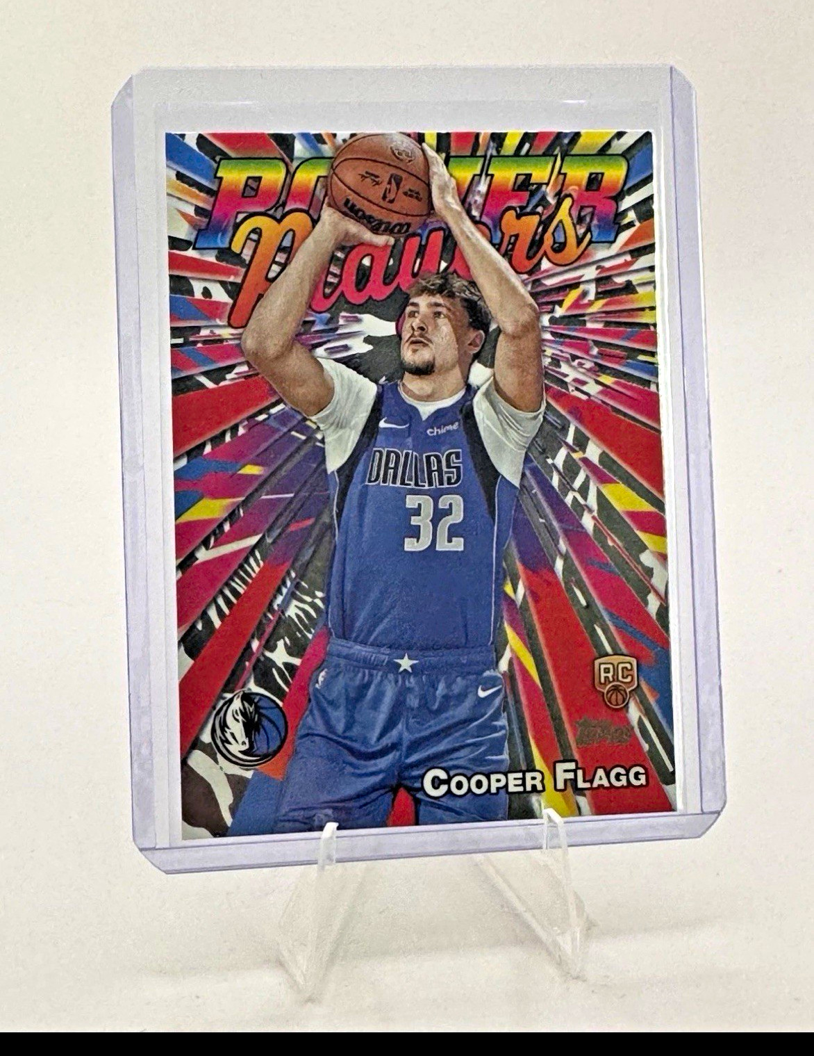 Topps 2025-26 Power Players Cooper Flagg Rookie RC Insert PP-16 Mavericks