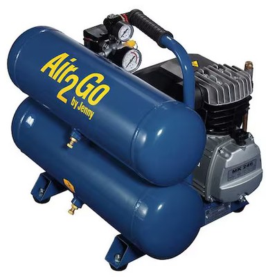 Jenny A2g246-Hc4v-115/1 Air Compressor, 2 Hp, 115V, 125 Psi